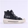 ASH Rainbow Buckle Strap Hi Top Trainer - Black